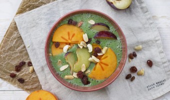 Grüne Smoothiebowl